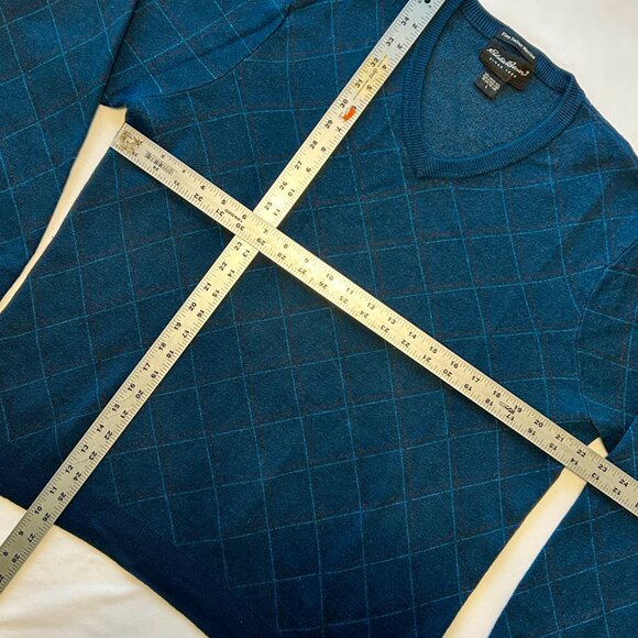 EDDIE BAUER 100% MERINO WOOL DAD SWEATER, LG - Picture 4 of 4